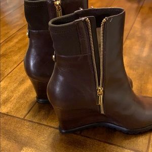 Michael Kors wedge boots